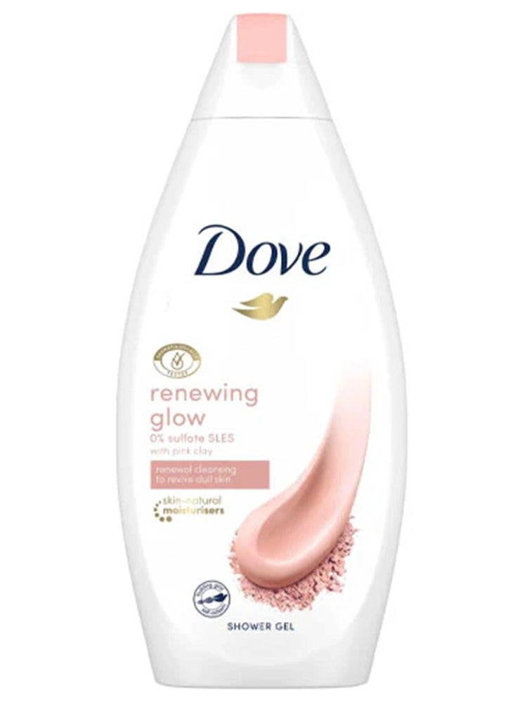 Dove Pink Clay Shower Gel - 500ml